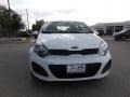 2013 Clear White Kia Rio LX 5-Door  photo #2