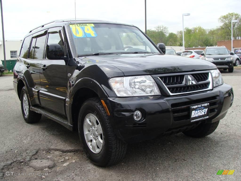 2004 Montero Limited 4x4 - Solano Black Pearl / Charcoal photo #3