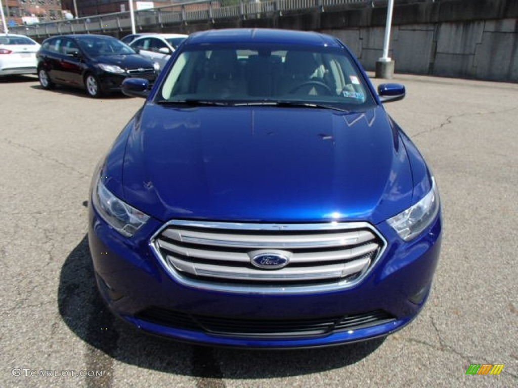 Deep Impact Blue 2014 Ford Taurus SEL Exterior Photo #85150538