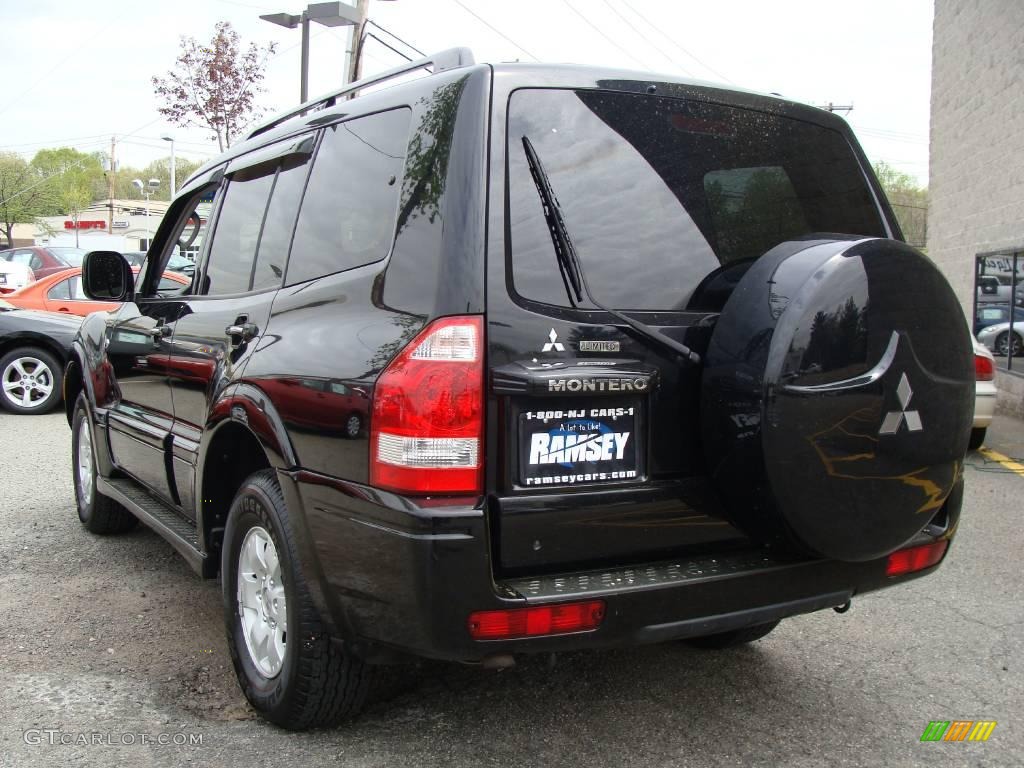 2004 Montero Limited 4x4 - Solano Black Pearl / Charcoal photo #7