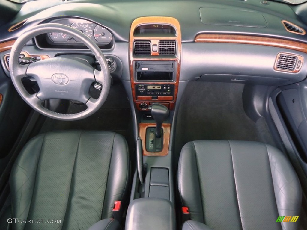 Charcoal Interior 2001 Toyota Solara SLE V6 Convertible Photo #85150823