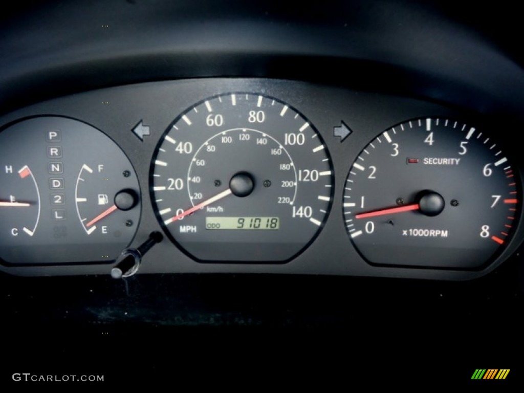 2001 Toyota Solara SLE V6 Convertible Gauges Photo #85150843