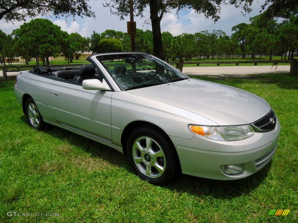 Silverstream Opalescent 2001 Toyota Solara SLE V6 Convertible Exterior Photo #85150988