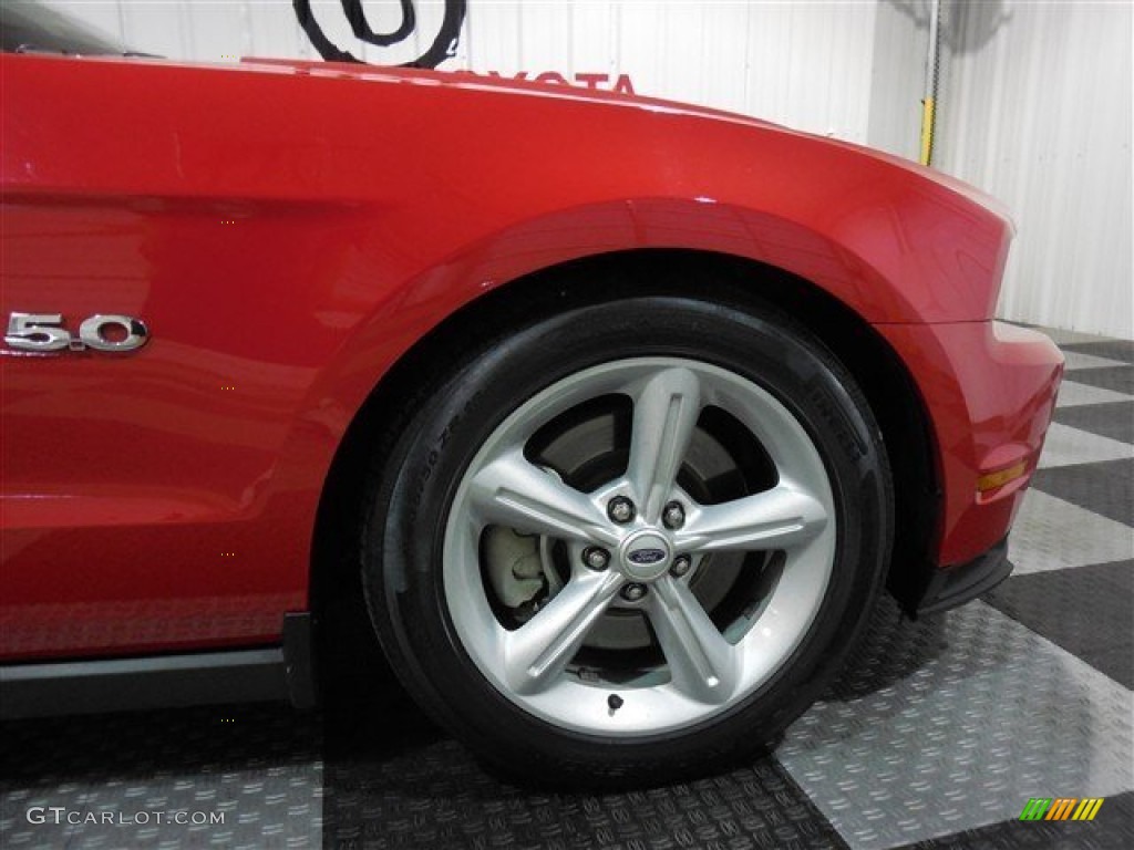 2012 Mustang GT Premium Coupe - Race Red / Charcoal Black photo #8