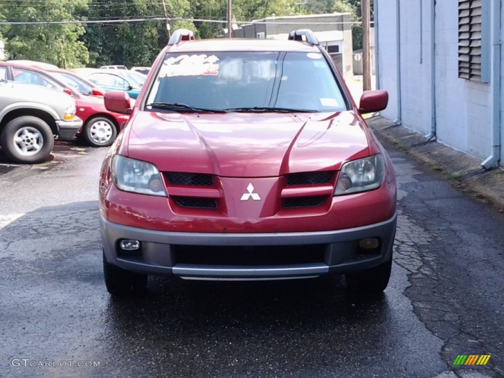 2003 Outlander XLS 4WD - Phoenix Red / Charcoal photo #1