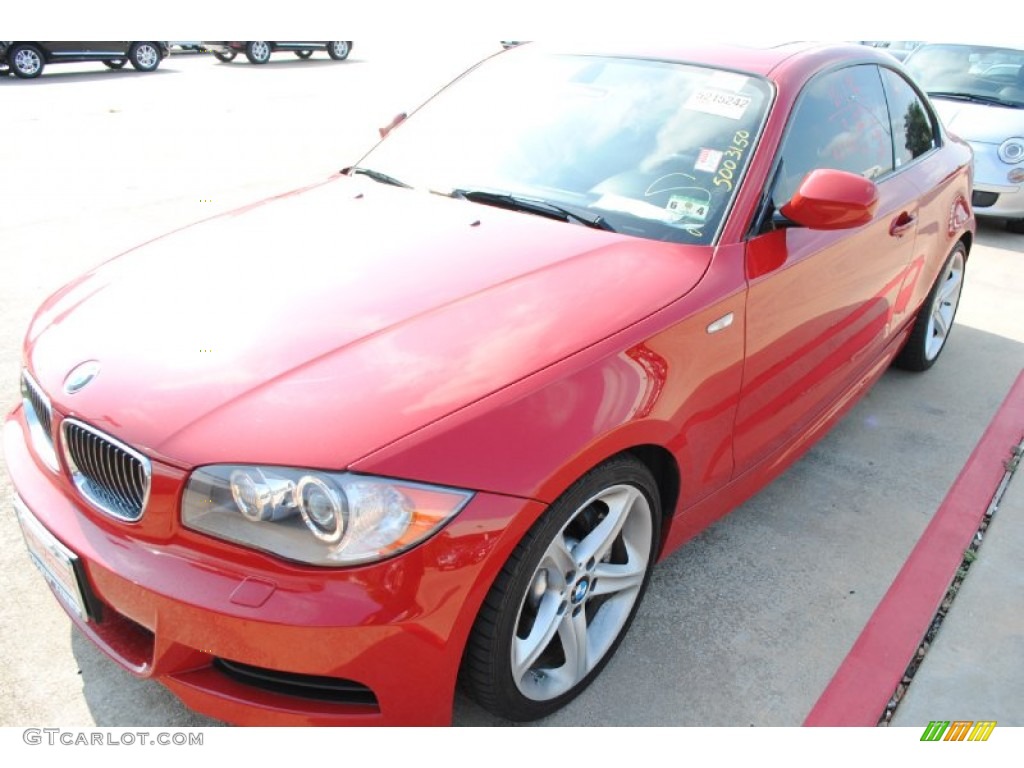 2011 1 Series 135i Coupe - Crimson Red / Black photo #3