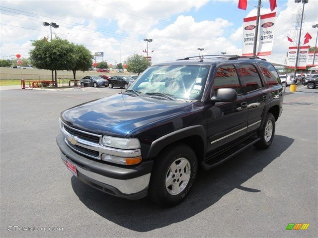 2004 Tahoe LT - Dark Blue Metallic / Tan/Neutral photo #3