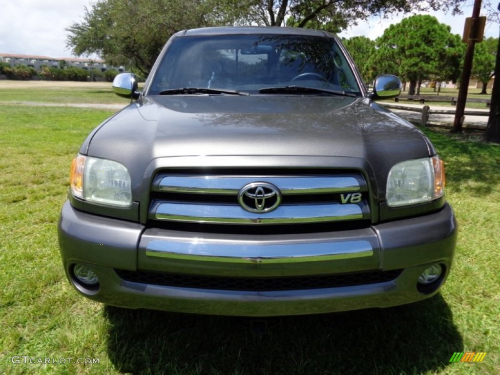 2003 Tundra SR5 Access Cab 4x4 - Phantom Gray Pearl / Gray photo #18