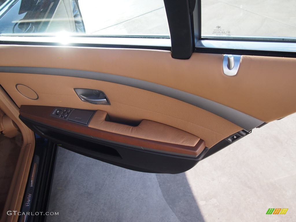 2005 7 Series 745Li Sedan - Jet Black / Black/Natural Brown photo #6