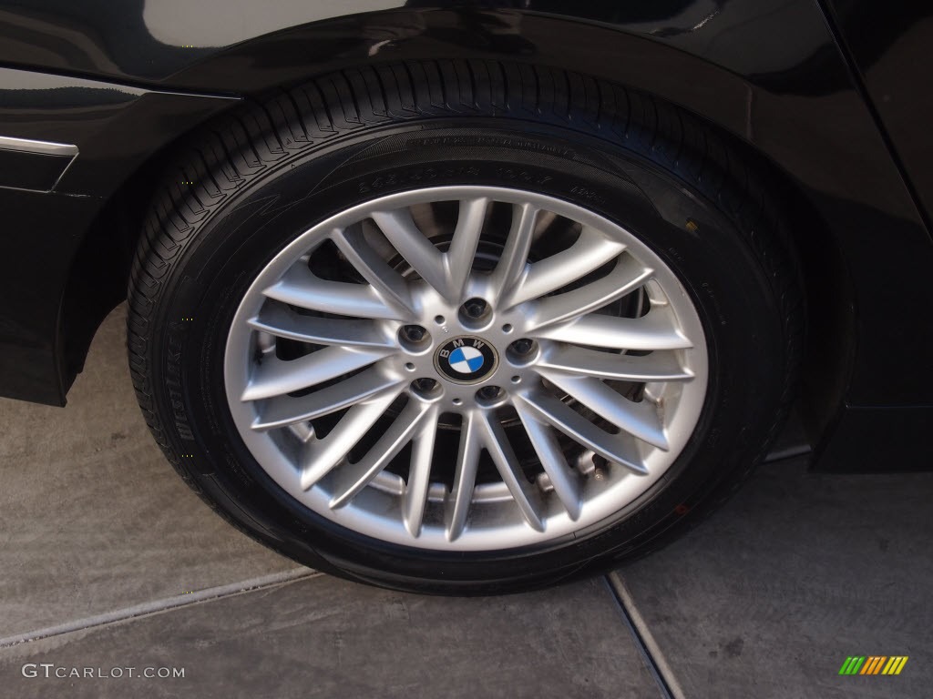 2005 7 Series 745Li Sedan - Jet Black / Black/Natural Brown photo #7