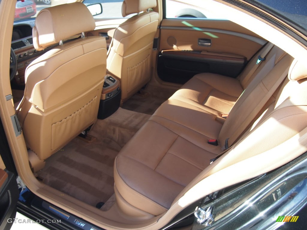 2005 7 Series 745Li Sedan - Jet Black / Black/Natural Brown photo #11