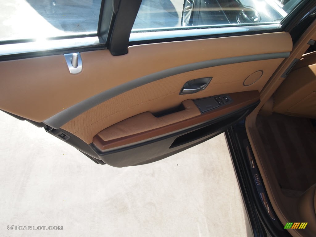2005 7 Series 745Li Sedan - Jet Black / Black/Natural Brown photo #12