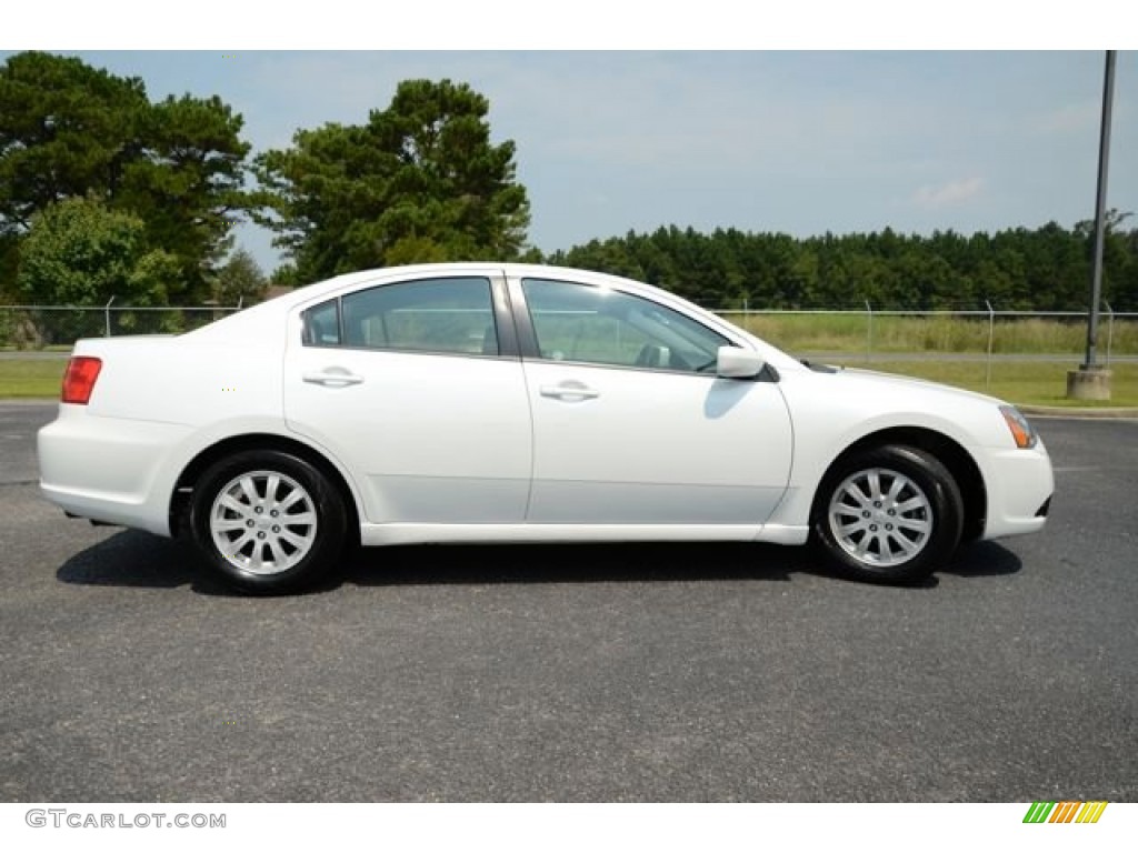 2012 Galant FE - White Pearl / Black photo #4