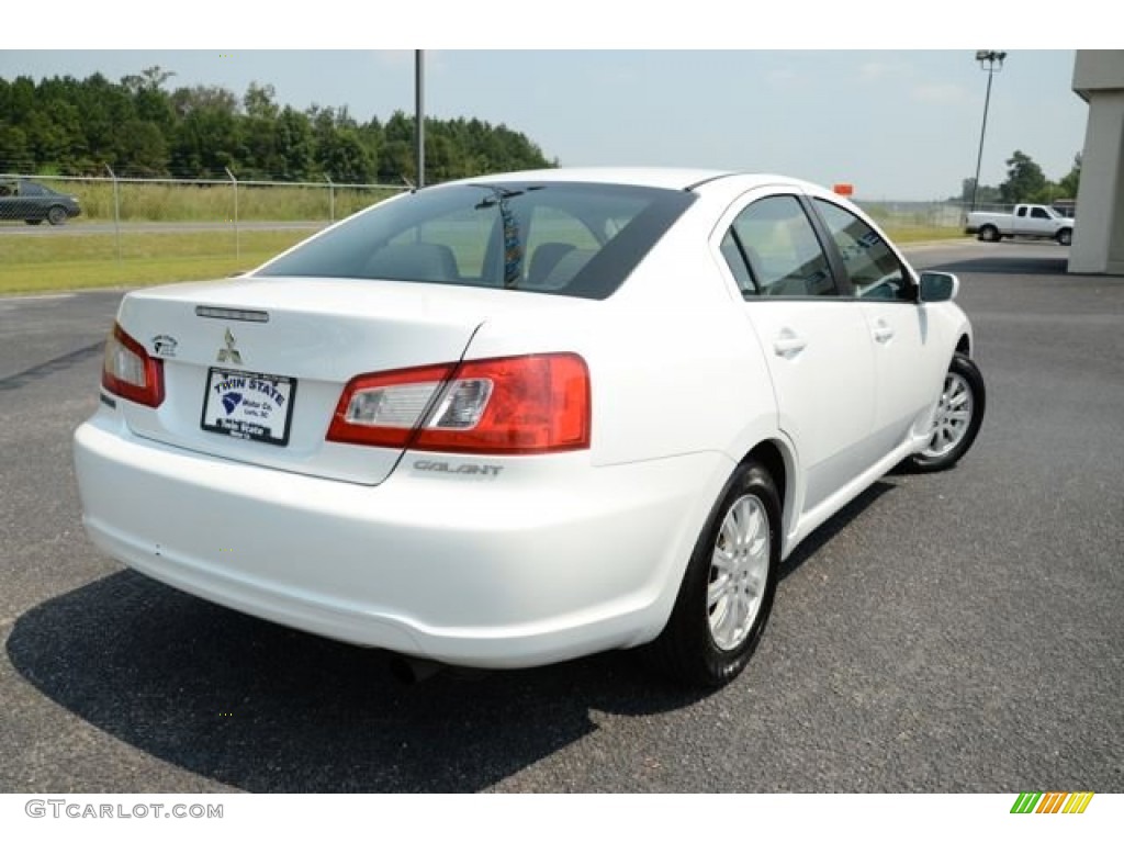 2012 Galant FE - White Pearl / Black photo #5