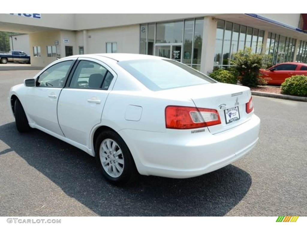 2012 Galant FE - White Pearl / Black photo #7