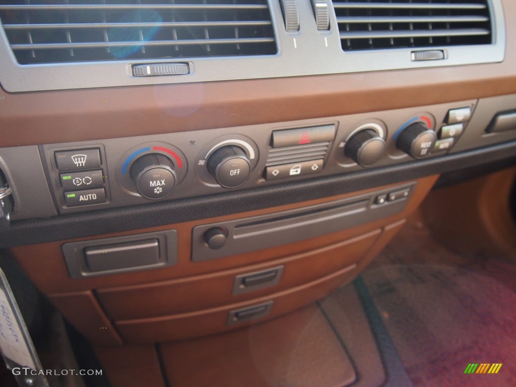 2005 7 Series 745Li Sedan - Jet Black / Black/Natural Brown photo #21