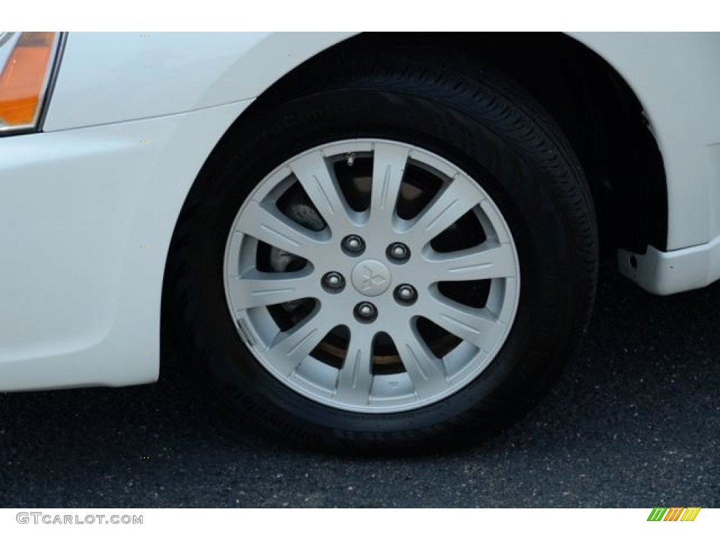 2012 Galant FE - White Pearl / Black photo #9