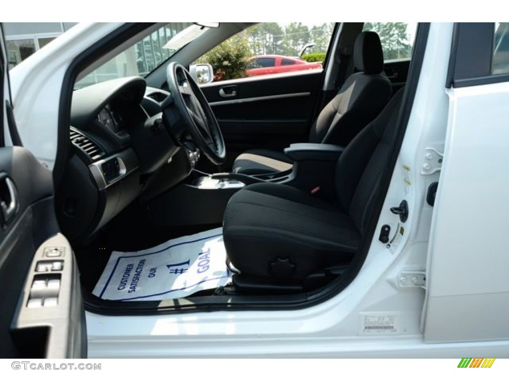 2012 Galant FE - White Pearl / Black photo #18