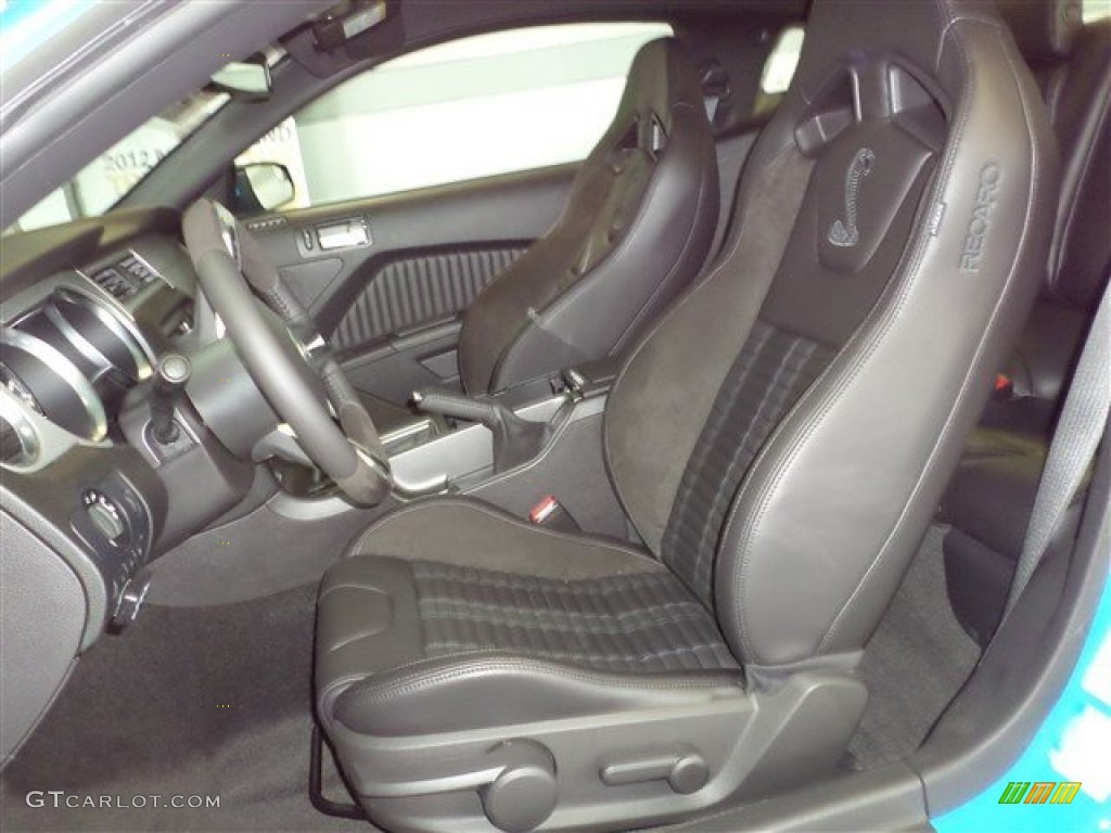 Shelby Charcoal Black/Black Accents Recaro Sport Seats Interior 2014 Ford Mustang Shelby GT500 SVT Performance Package Coupe Photo #85154060