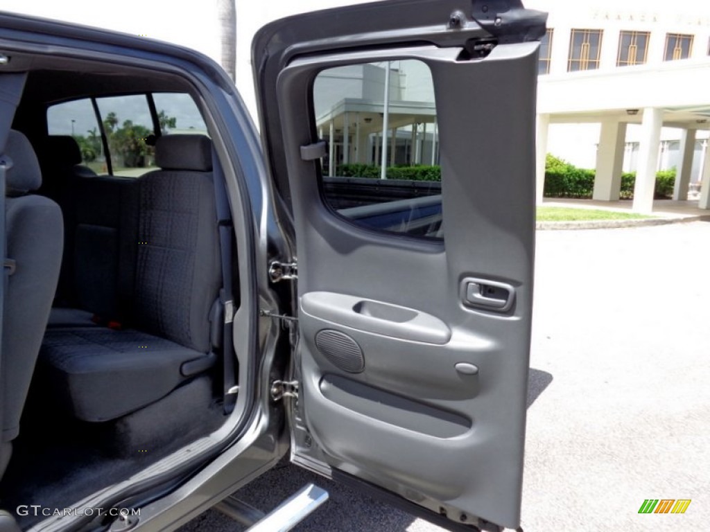 2003 Tundra SR5 Access Cab 4x4 - Phantom Gray Pearl / Gray photo #71