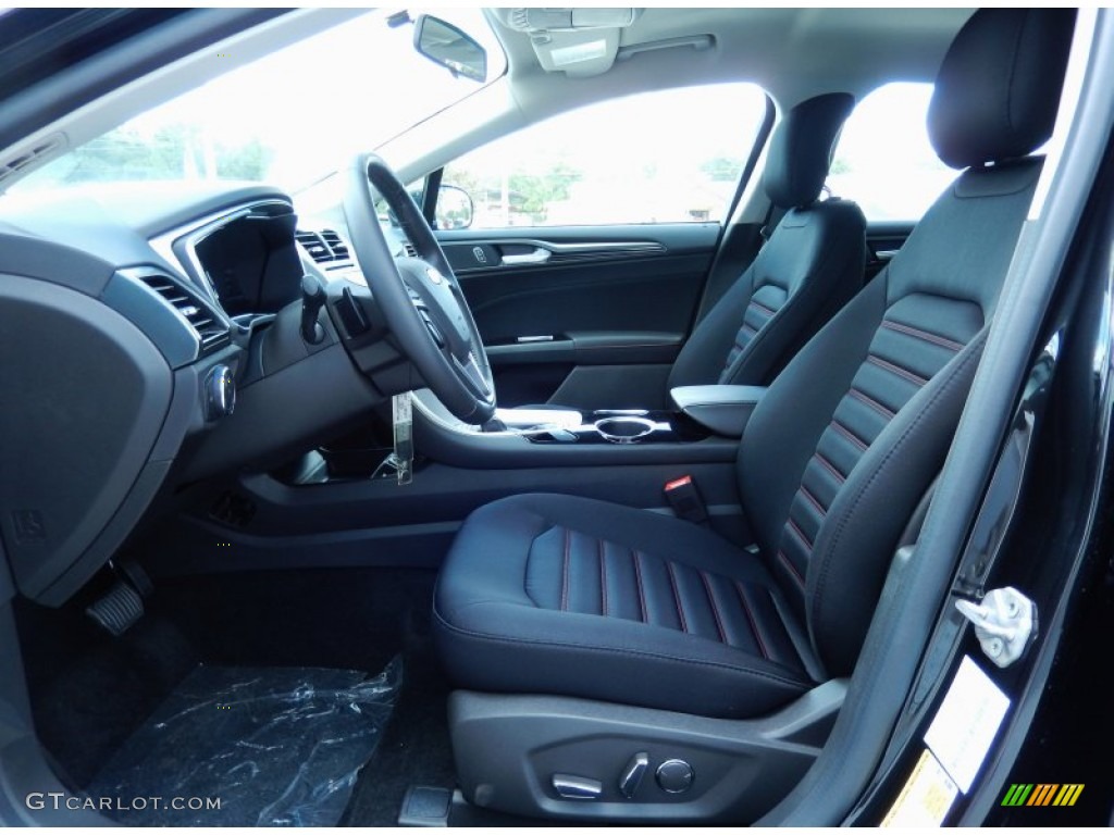 2014 Ford Fusion SE EcoBoost Front Seat Photo #85154570