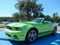 Front 3/4 View of 2014 Mustang V6 Premium Convertible