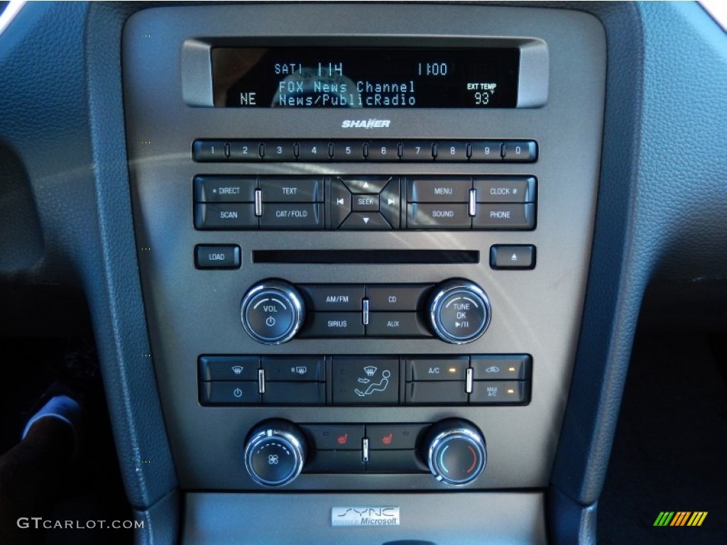 2014 Ford Mustang V6 Premium Convertible Controls Photo #85155245