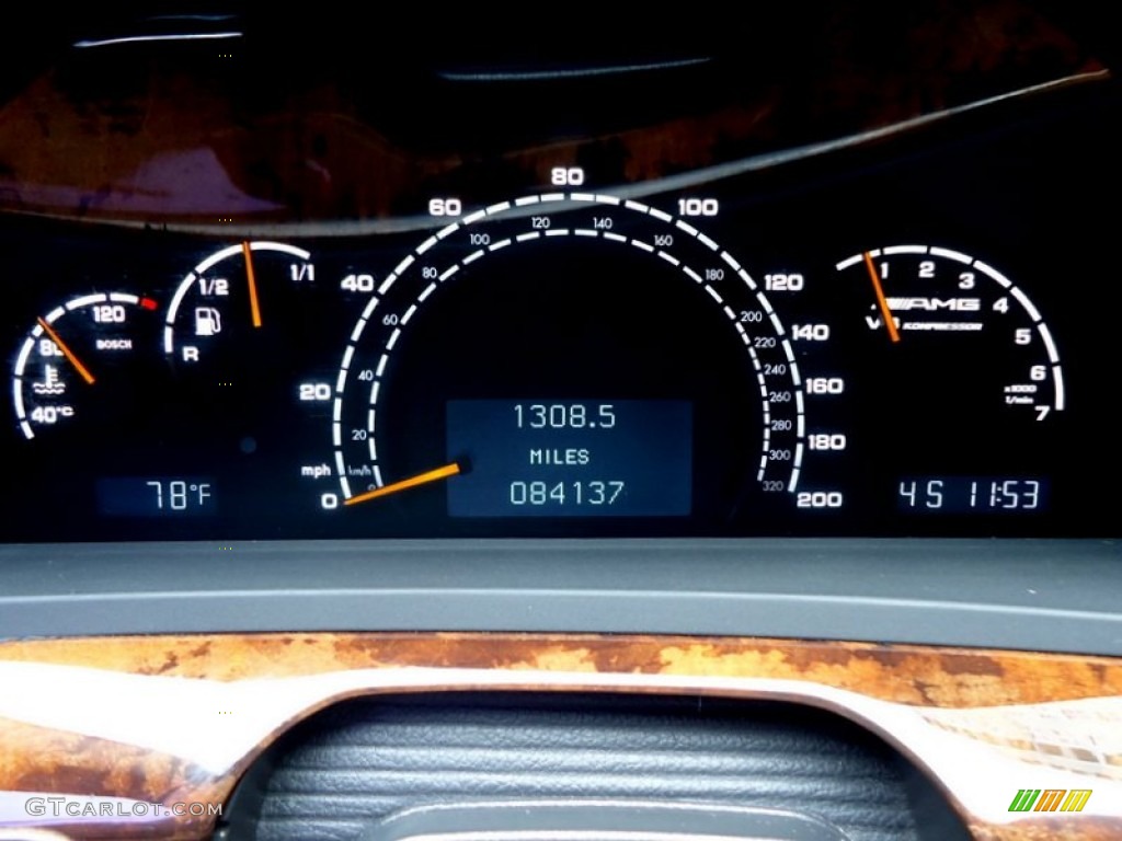 2003 Mercedes-Benz S 55 AMG Sedan Gauges Photos