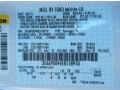 UG: White Platinum 2014 Ford Fusion Titanium Color Code