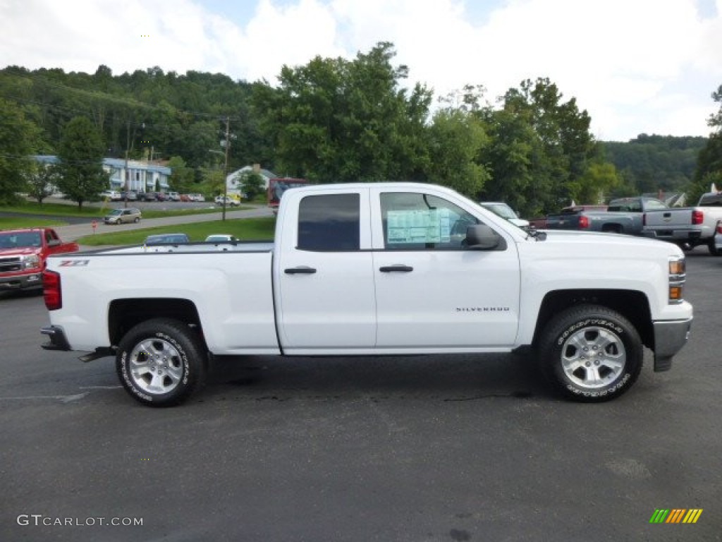 2014 Silverado 1500 LT Double Cab 4x4 - Summit White / Jet Black photo #8