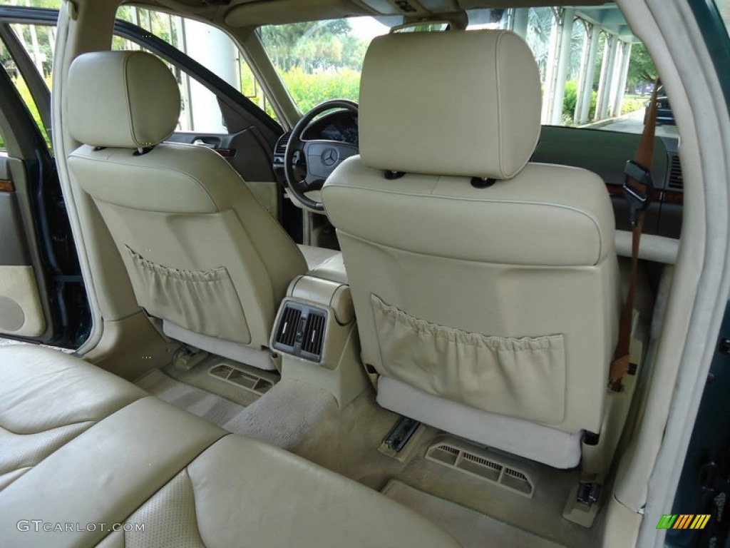 Parchment Interior 1997 Mercedes-Benz S 420 Sedan Photo #85157366