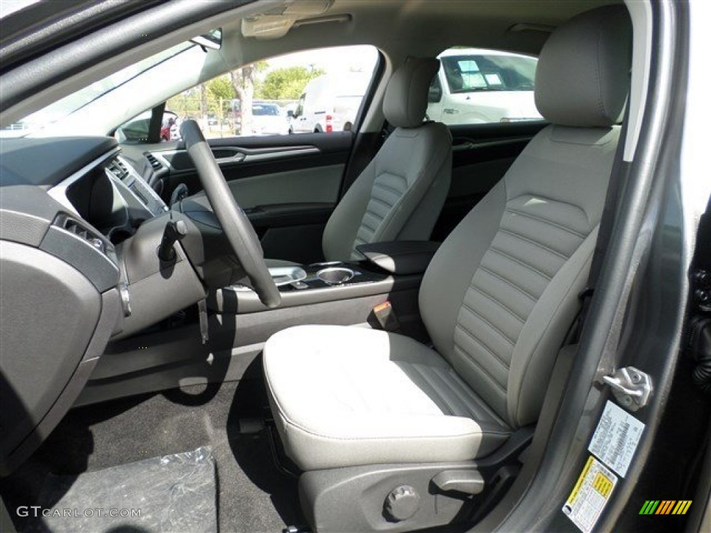 2014 Fusion S - Sterling Gray / Earth Gray photo #18