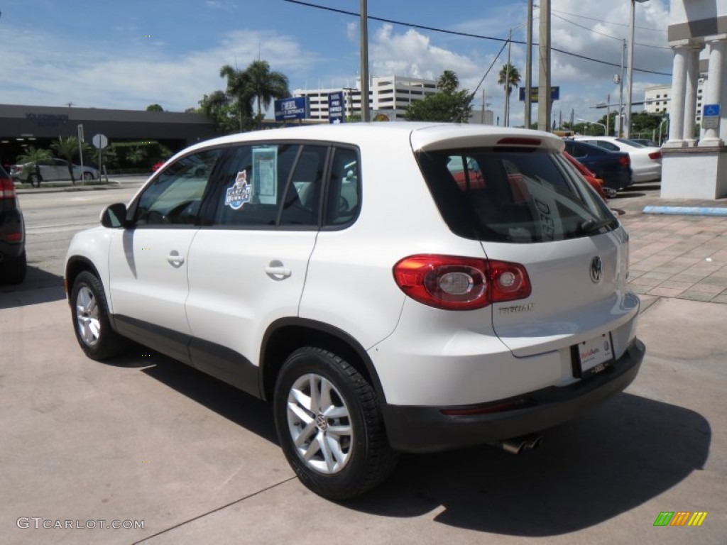 2011 Tiguan S - Candy White / Charcoal photo #3