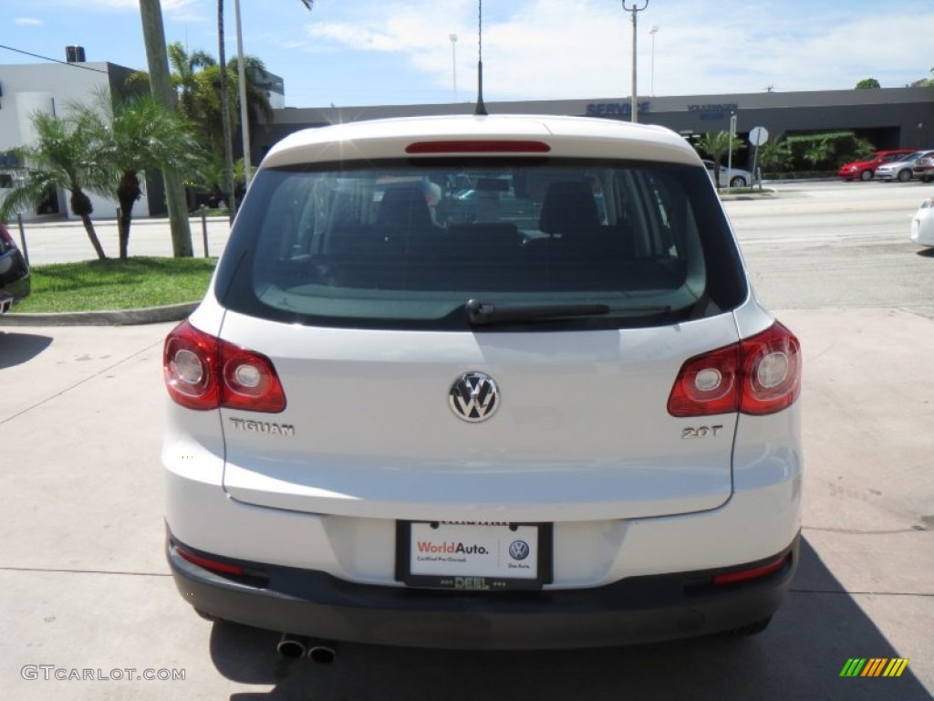 2011 Tiguan S - Candy White / Charcoal photo #4