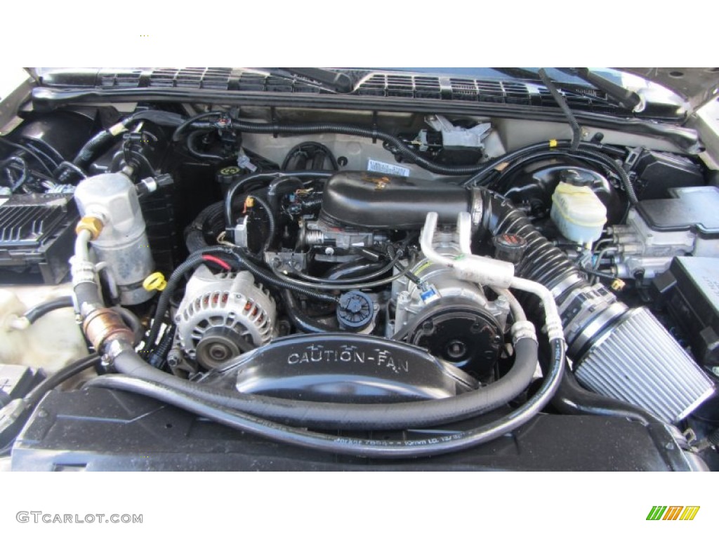 1999 Chevrolet S10 LS Extended Cab 4x4 4.3 Liter OHV 12-Valve V6 Engine Photo #85158759