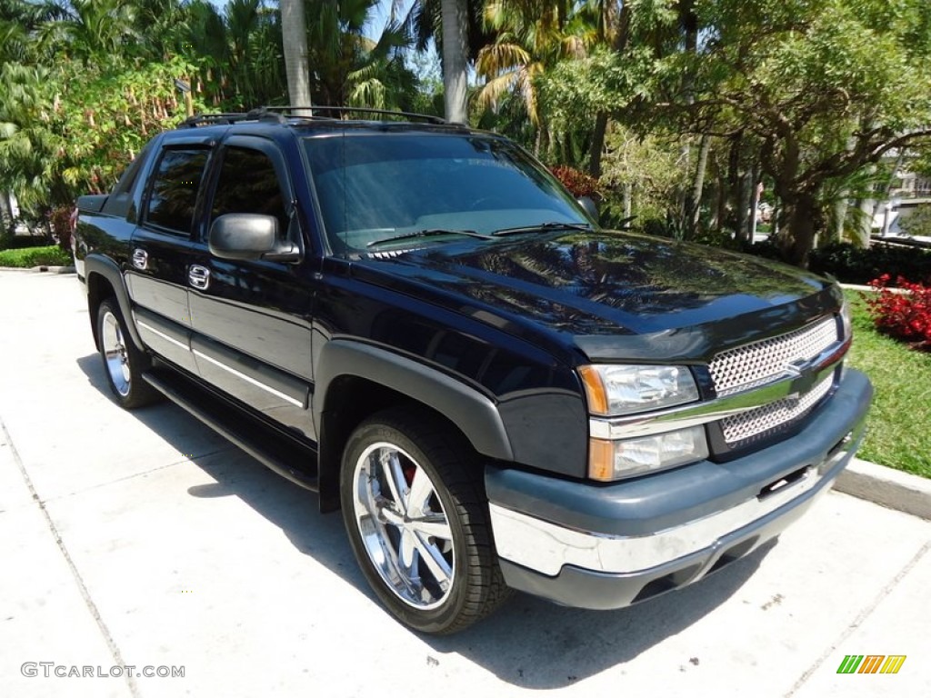 2004 Avalanche 1500 Z66 - Dark Blue Metallic / Dark Charcoal photo #4