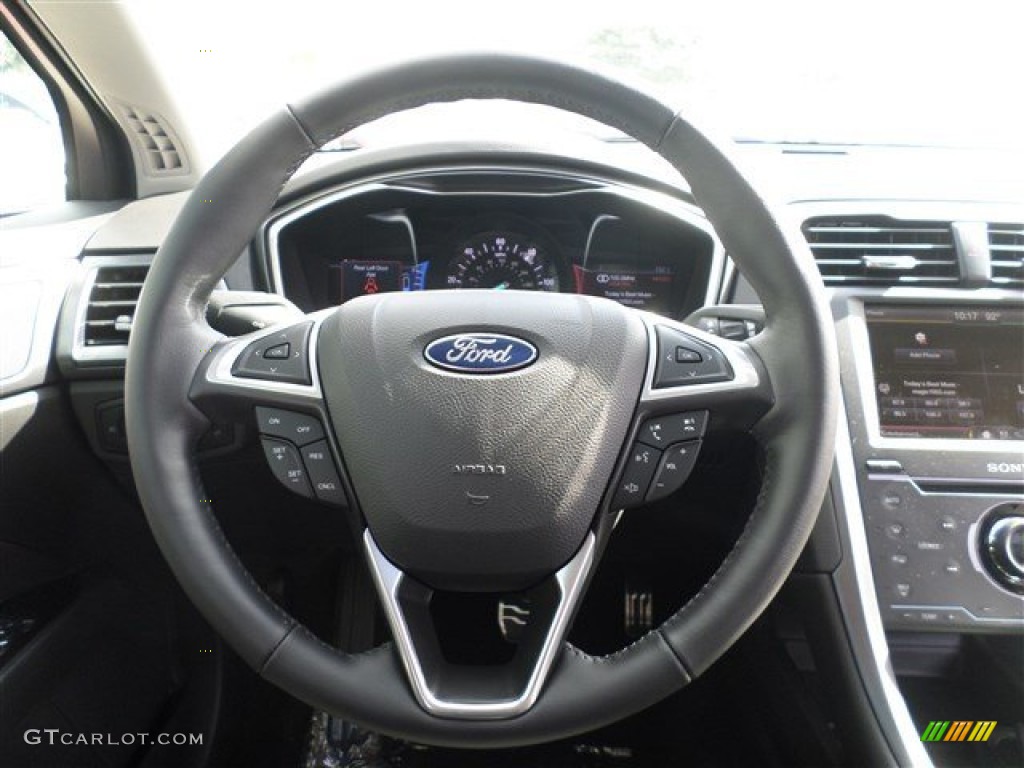 2014 Ford Fusion Hybrid Titanium Steering Wheel Photos