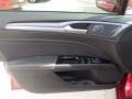 Charcoal Black 2014 Ford Fusion Hybrid Titanium Door Panel