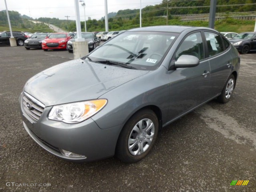 2009 Elantra GLS Sedan - Carbon Gray / Gray photo #3