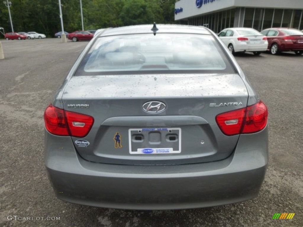 2009 Elantra GLS Sedan - Carbon Gray / Gray photo #6