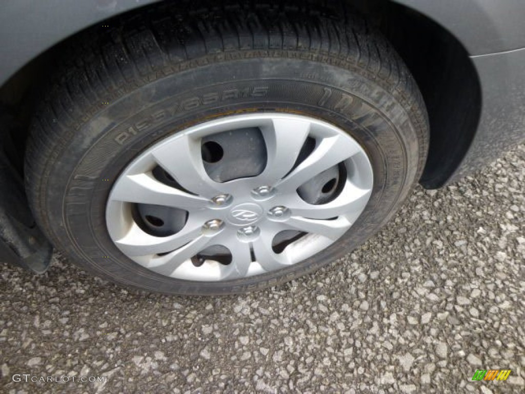 2009 Elantra GLS Sedan - Carbon Gray / Gray photo #9