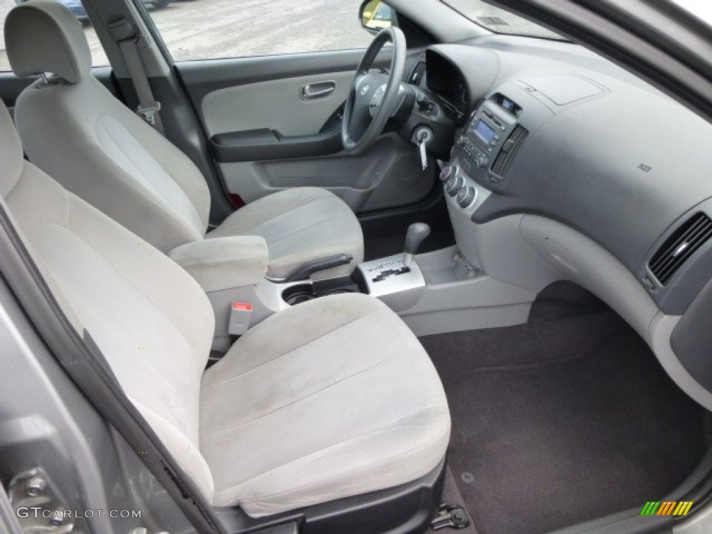 2009 Elantra GLS Sedan - Carbon Gray / Gray photo #10