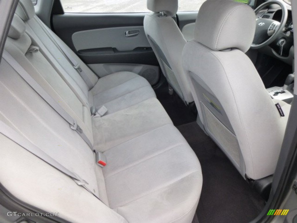 2009 Elantra GLS Sedan - Carbon Gray / Gray photo #12