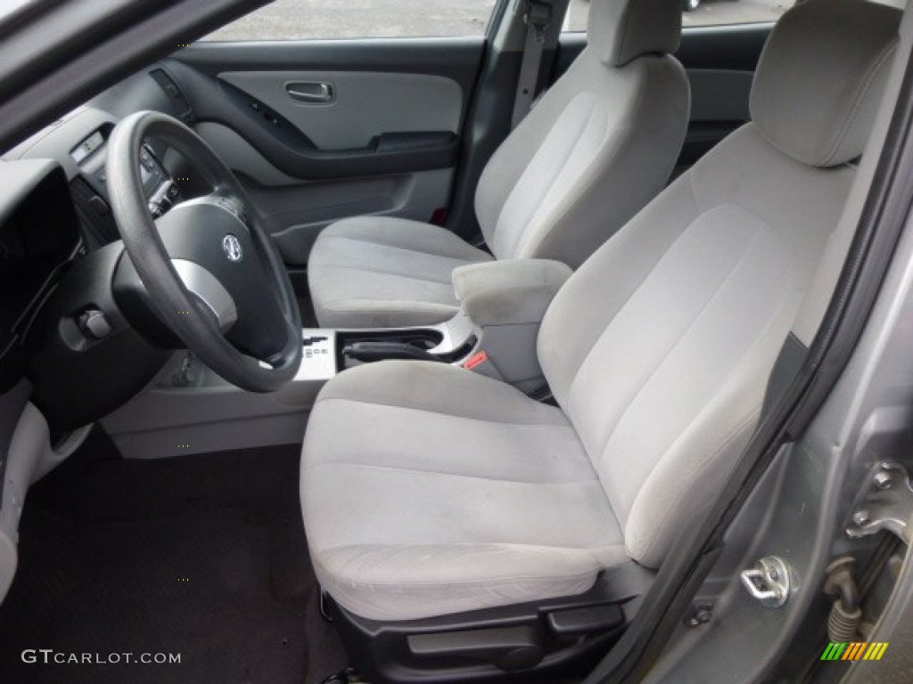 2009 Elantra GLS Sedan - Carbon Gray / Gray photo #15