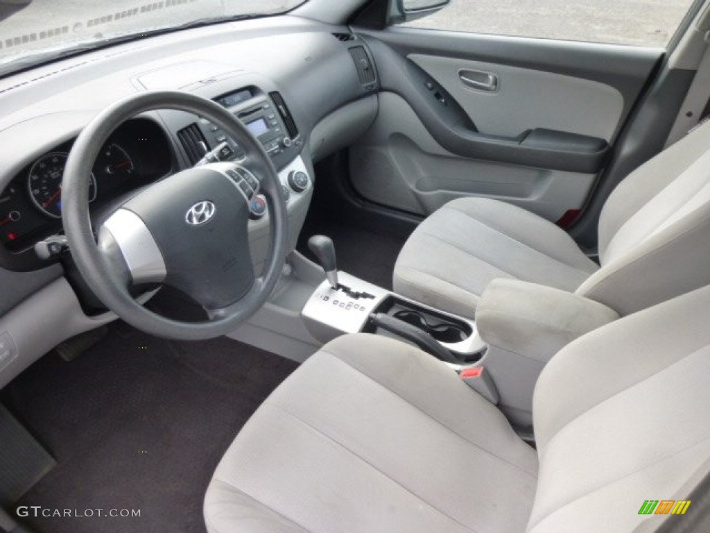 2009 Elantra GLS Sedan - Carbon Gray / Gray photo #16