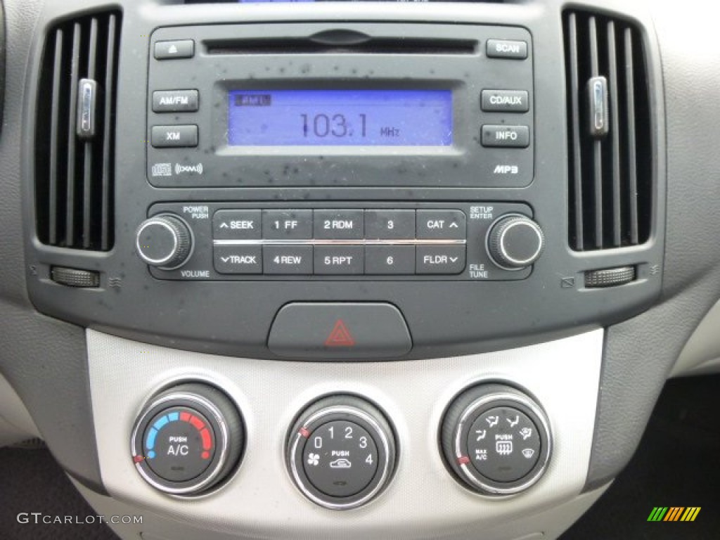 2009 Elantra GLS Sedan - Carbon Gray / Gray photo #19