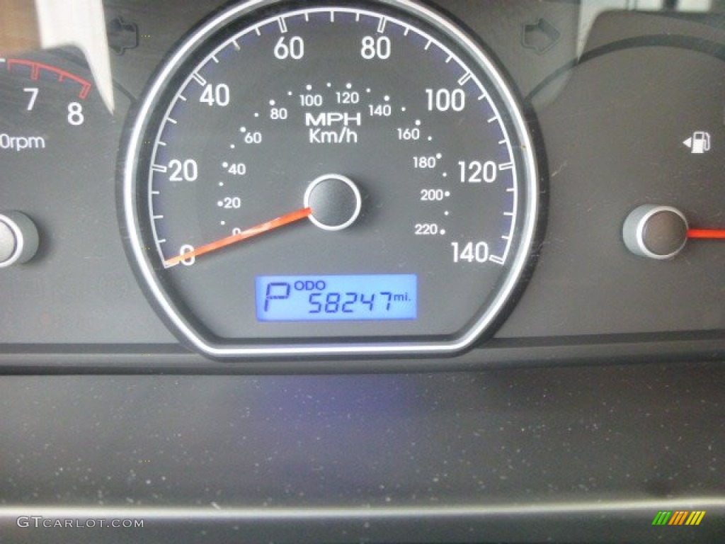2009 Elantra GLS Sedan - Carbon Gray / Gray photo #20
