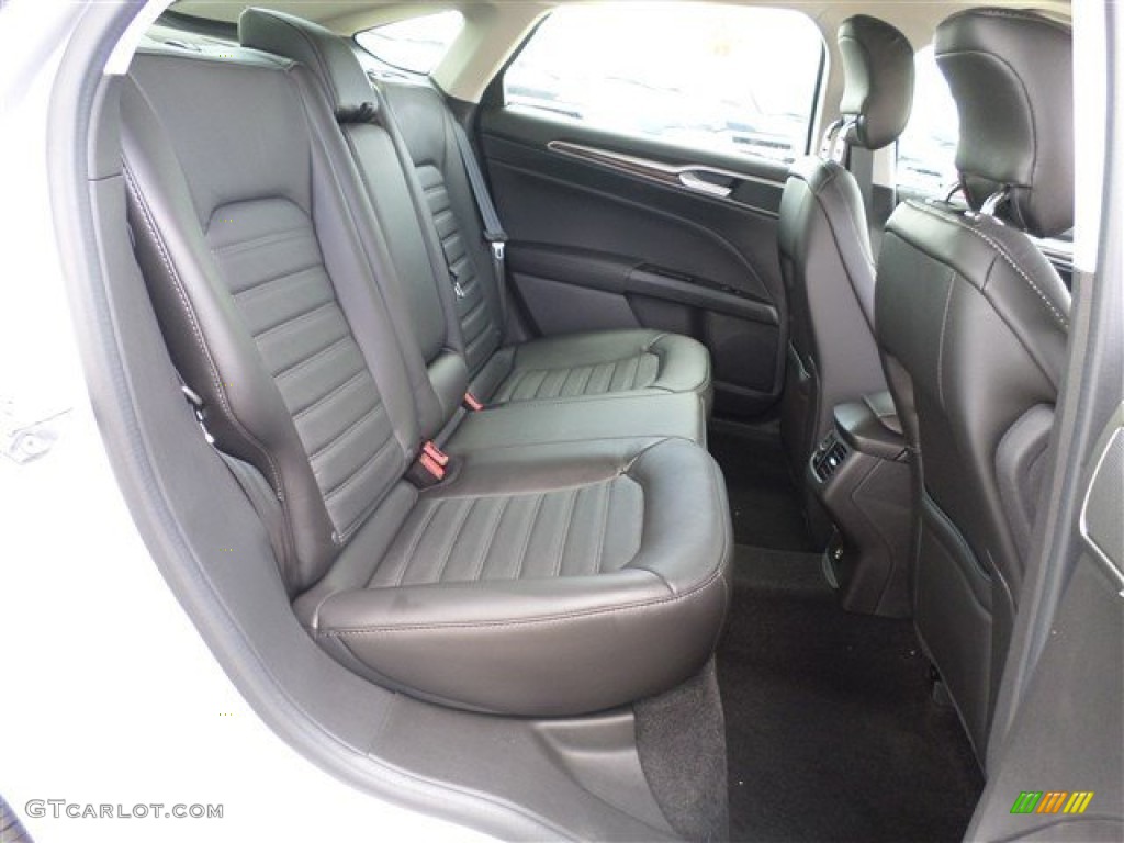 2014 Ford Fusion SE EcoBoost Rear Seat Photo #85161197