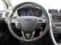 Charcoal Black 2014 Ford Fusion SE EcoBoost Steering Wheel