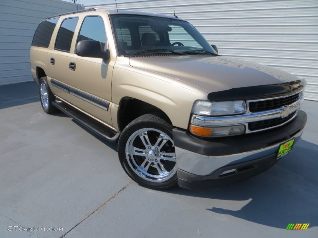 2005 Suburban 1500 LS - Sandstone Metallic / Tan/Neutral photo #1